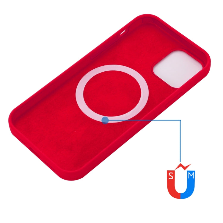 For iPhone 15 Plus Shockproof Silicone Magsafe Phone Case(Red) - iPhone 15 Plus Cases by PMC TechLife | Online Shopping South Africa | PMC TechLife