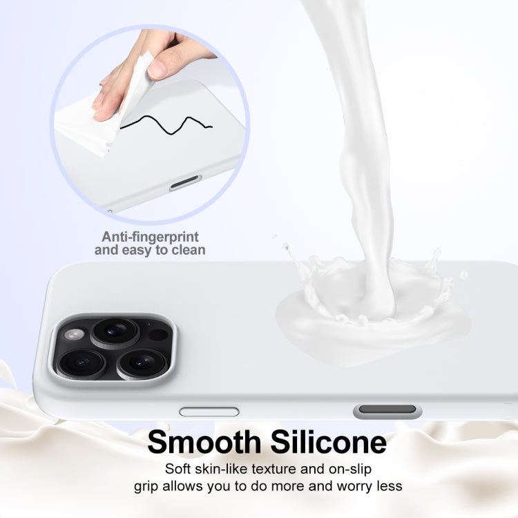 For iPhone 16 Pro Max Shockproof Silicone Magsafe Phone Case(White) - free shipping - PMC Jewellery - Order now!