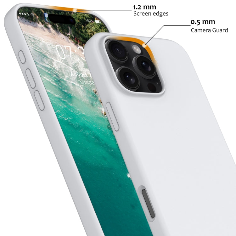 For iPhone 16 Pro Max Shockproof Silicone Magsafe Phone Case(White) - free shipping - PMC Jewellery - Order now!