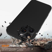For iPhone 16 Pro Max Shockproof Silicone Magsafe Phone Case(Black)