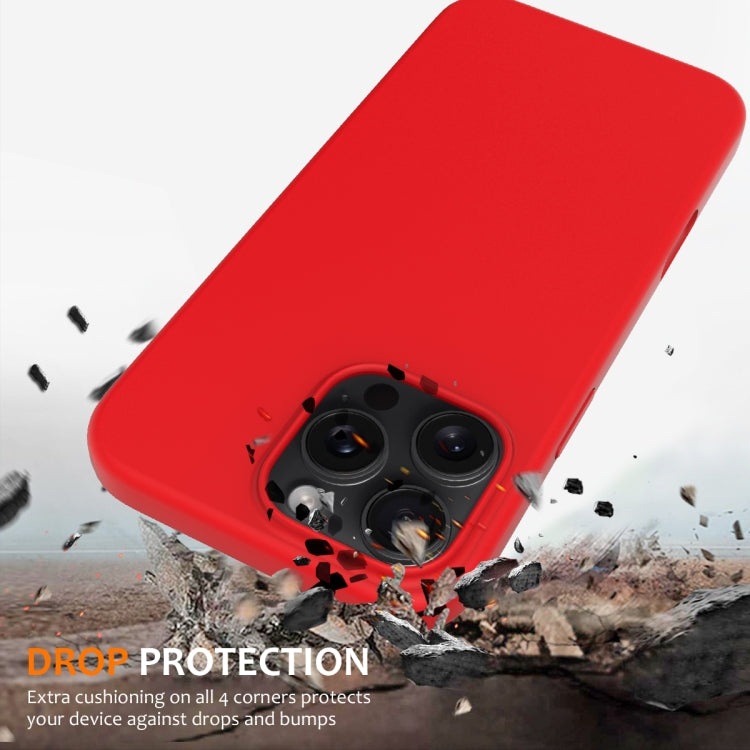 For iPhone 16 Pro Max Shockproof Silicone Magsafe Phone Case(Red) - iPhone 16 Pro Max Cases by PMC TechLife | Online Shopping South Africa | PMC TechLife | Buy Now Pay Later Mobicred