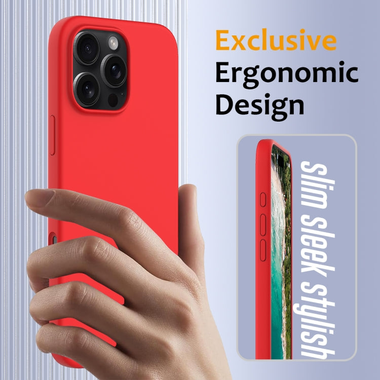 For iPhone 16 Pro Max Shockproof Silicone Magsafe Phone Case(Red) - iPhone 16 Pro Max Cases by PMC TechLife | Online Shopping South Africa | PMC TechLife | Buy Now Pay Later Mobicred