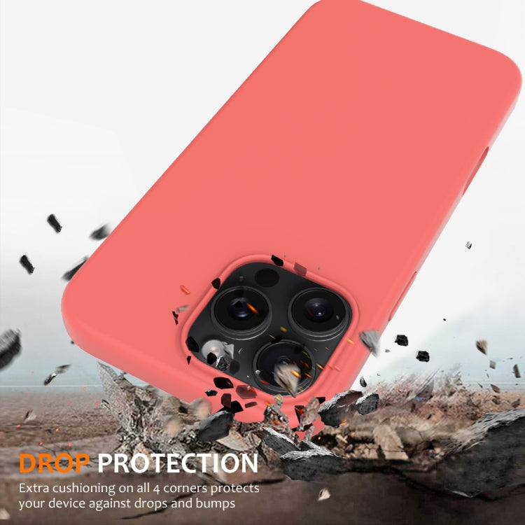 For iPhone 16 Pro Shockproof Silicone Magsafe Phone Case(Pink Orange) - free shipping - PMC TechLife - Order now!