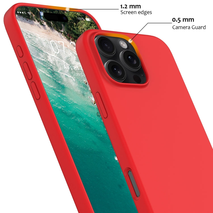 For iPhone 16 Pro Shockproof Silicone Magsafe Phone Case(Red) - iPhone 16 Pro Cases by PMC TechLife | Online Shopping South Africa | PMC TechLife | Buy Now Pay Later Mobicred