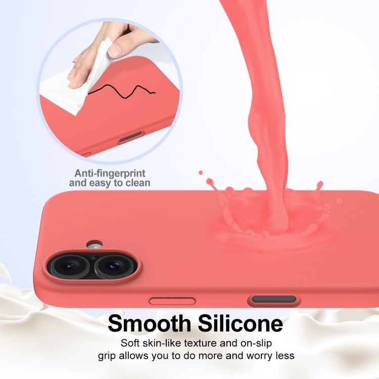 For iPhone 16 Plus Shockproof Silicone Magsafe Phone Case(Pink Orange) - iPhone 16 Plus Cases by PMC TechLife | Online Shopping South Africa | PMC TechLife | Buy Now Pay Later Mobicred