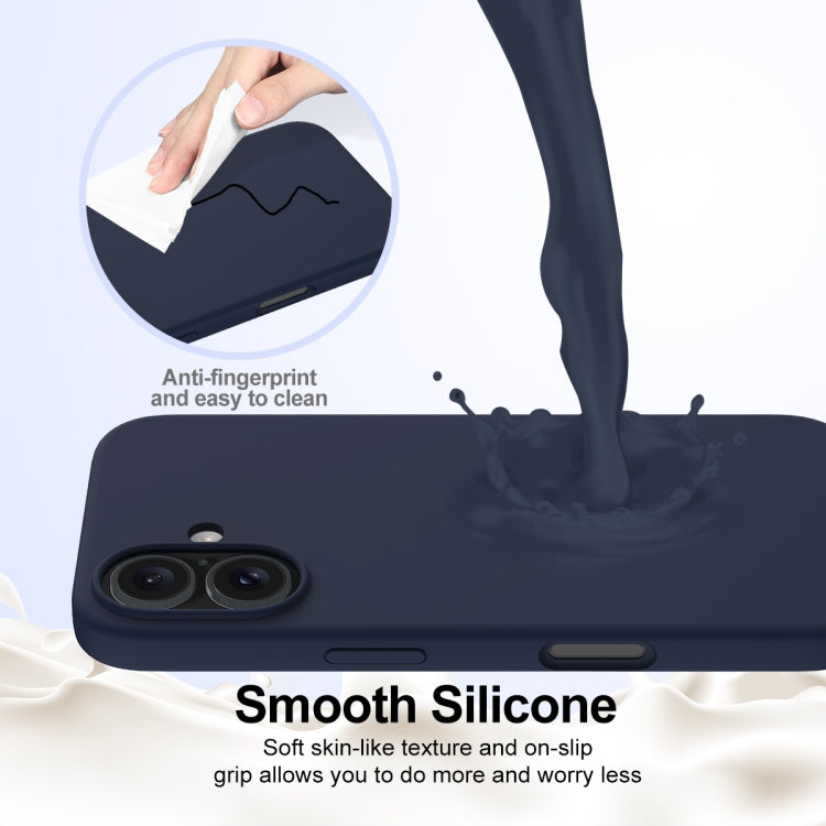 For iPhone 16 Plus Shockproof Silicone Magsafe Phone Case(Navy Blue) - iPhone 16 Plus Cases by PMC TechLife | Online Shopping South Africa | PMC TechLife | Buy Now Pay Later Mobicred