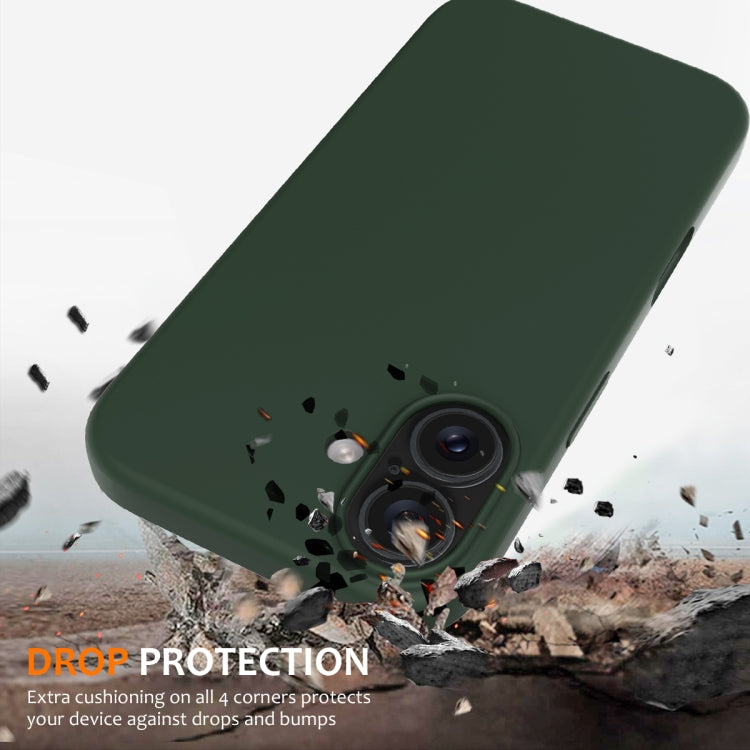 For iPhone 16 Plus Shockproof Silicone Magsafe Phone Case(Dark Green) - iPhone 16 Plus Cases by PMC TechLife | Online Shopping South Africa | PMC TechLife | Buy Now Pay Later Mobicred