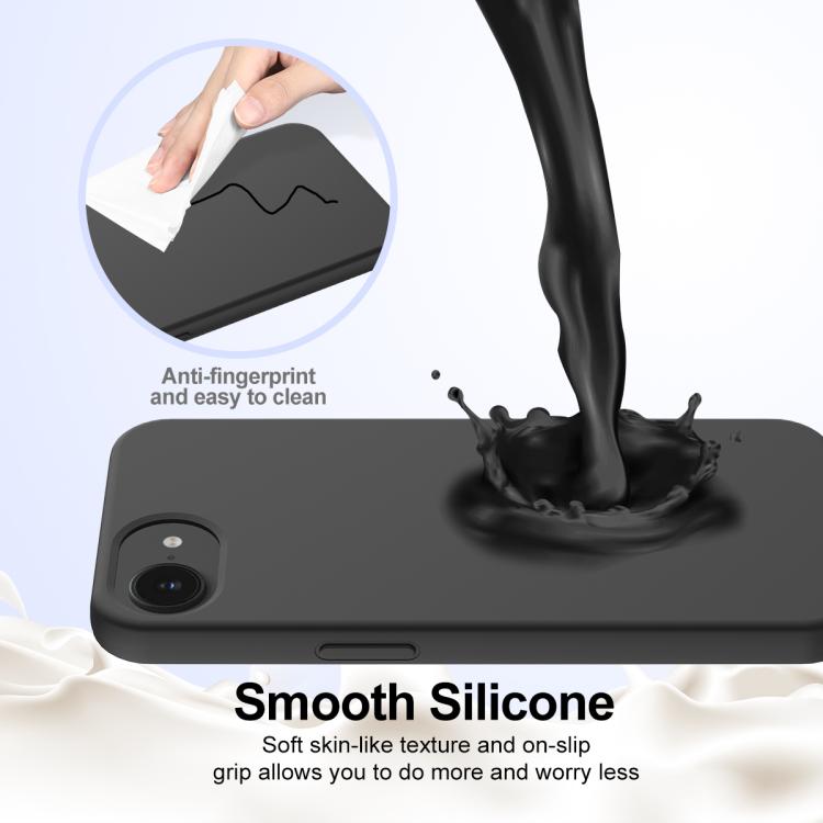 For iPhone 16e Shockproof Silicone Magsafe Phone Case(Black) - free shipping - PMC TechLife - Order now!