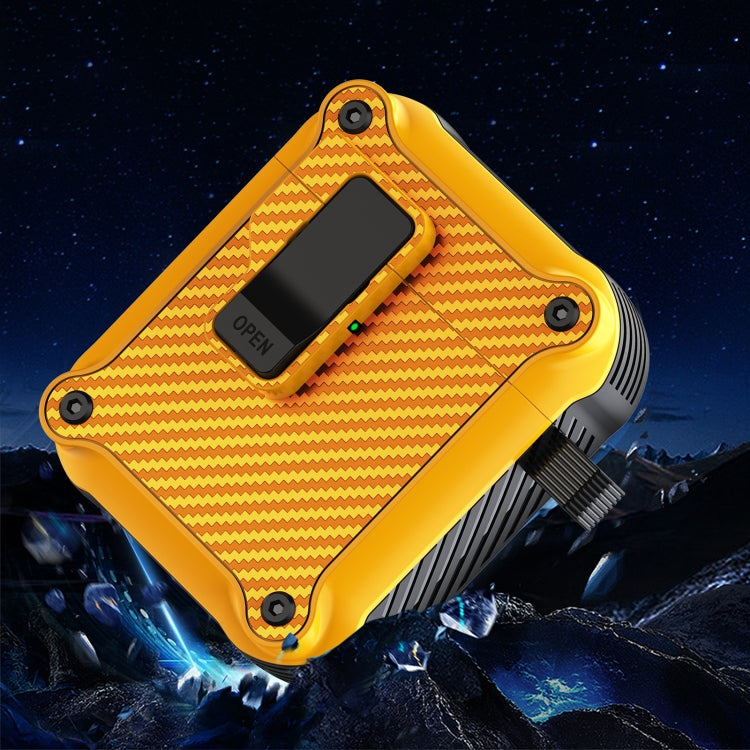 For AirPods 1 / 2 Carbon Fiber Magnetic Automatic Switch Earphone Protective Case(Blue) - For AirPods 1/2 by PMC Jewellery | Online Shopping South Africa | PMC Jewellery | Buy Now Pay Later Mobicred