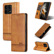For Xiaomi Redmi K70/K70 Pro AZNS Magnetic Calf Texture Flip Leather Phone Case(Light Brown) - Xiaomi Cases by AZNS | Online Shopping South Africa | PMC Jewellery | Buy Now Pay Later Mobicred
