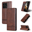 For Xiaomi Redmi K70/K70 Pro AZNS Magnetic Calf Texture Flip Leather Phone Case(Dark Brown) - Xiaomi Cases by AZNS | Online Shopping South Africa | PMC Jewellery | Buy Now Pay Later Mobicred