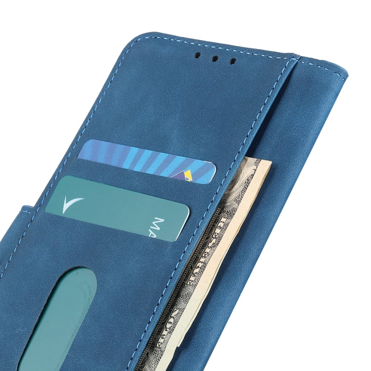 For iPhone 16 Plus KHAZNEH Retro Texture Leather Phone Case(Blue) - iPhone 16 Plus Cases by PMC TechLife | Online Shopping South Africa | PMC TechLife | Buy Now Pay Later Mobicred