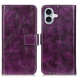 For iPhone 16 Retro Crazy Horse Texture Horizontal Flip Leather Phone Case(Purple) - free shipping - PMC TechLife - Order now!