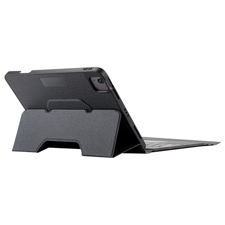 For iPad 10.2 2021 / 2020 / 2019 Integrated Bluetooth Keyboard Leather Case with Backlight & Touchpad(Black) - Universal by PMC TechLife | Online Shopping South Africa | PMC TechLife