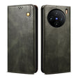 For vivo X100 Oil Wax Crazy Horse Texture Leather Phone Case(Green) - vivo Cases by imak | Online Shopping South Africa | PMC TechLife | Buy Now Pay Later Mobicred