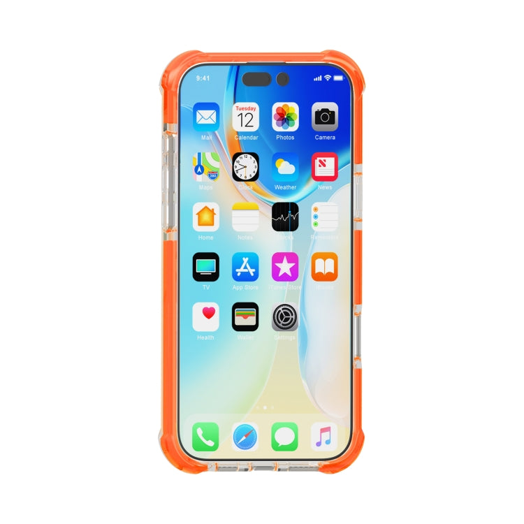 For iPhone 16 Pro Max Four-corner Shockproof TPU + Acrylic Phone Case(Orange) - iPhone 16 Pro Max Cases by PMC TechLife | Online Shopping South Africa | PMC TechLife | Buy Now Pay Later Mobicred