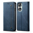 For Honor 90 Denim Texture Flip Leather Phone Case(Blue) - Honor Cases by PMC TechLife | Online Shopping South Africa | PMC TechLife | Buy Now Pay Later Mobicred