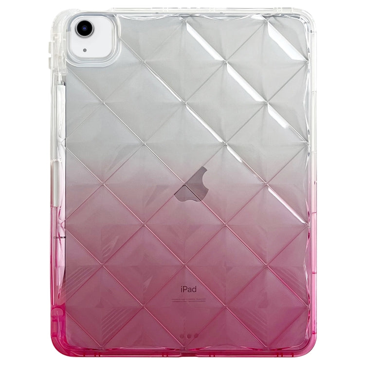For iPad Air 11 2025 / 2024 Gradient Diamond Plaid TPU Tablet Case(Gradient Pink) - iPad Air 11 2025 / 2024 Cases by PMC TechLife | Online Shopping South Africa | PMC TechLife | Buy Now Pay Later Mobicred