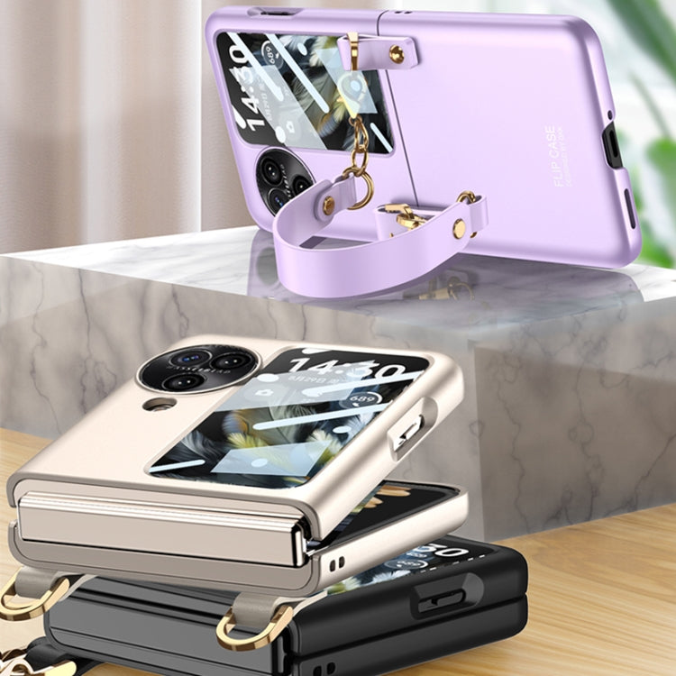 For OPPO Find N3 Flip GKK Integrated Ultra-thin Handbag Phone Case(Purple)