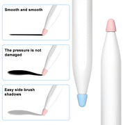 For Xiaomi Stylus Pen 2 8pcs / Set Silicone Wear-resistant Stylus Nib Cover(Transparent)