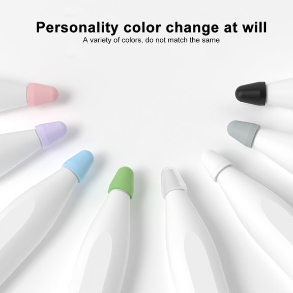 For Xiaomi Stylus Pen 2 8pcs / Set Silicone Wear-resistant Stylus Nib Cover(Transparent)