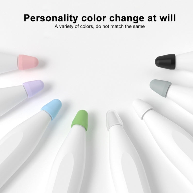 For Xiaomi Stylus Pen 2 8pcs / Set Silicone Wear-resistant Stylus Nib Cover(White)