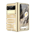 For Google Pixel Fold Integrated Electroplating Folding Phone Case(Gold) - Google Cases by PMC TechLife | Online Shopping South Africa | PMC TechLife | Buy Now Pay Later Mobicred
