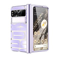 For Google Pixel Fold Integrated Electroplating Folding Phone Case(Purple) - Google Cases by PMC TechLife | Online Shopping South Africa | PMC TechLife | Buy Now Pay Later Mobicred