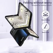 For Google Pixel Fold Integrated Electroplating Folding All-inclusive Phone Case(Black)
