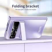 For Google Pixel Fold Integrated Electroplating Folding All-inclusive Phone Case(Purple)