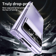 For Google Pixel Fold Integrated Electroplating Folding All-inclusive Phone Case(Purple)