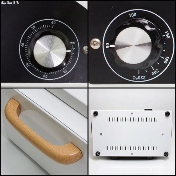 Stainless Steel Household High Temperature Towel Manicure Disinfection Cabinet(US Plug)