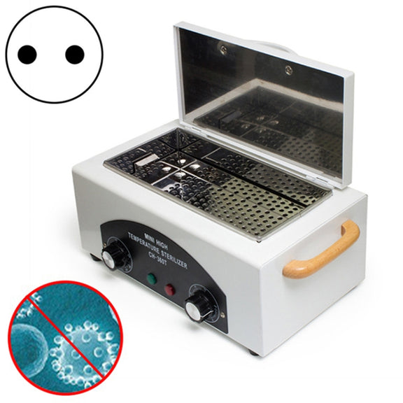 Stainless Steel Household High Temperature Towel Manicure Disinfection Cabinet(EU Plug)