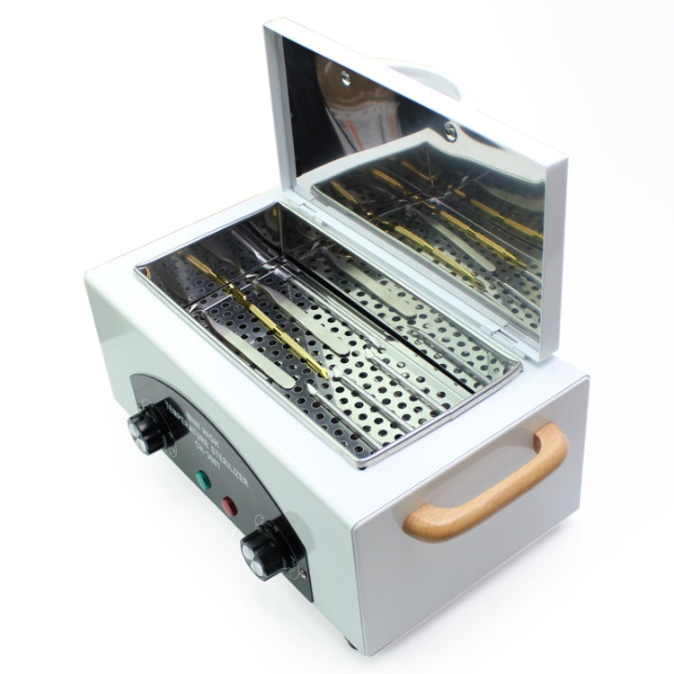 Stainless Steel Household High Temperature Towel Manicure Disinfection Cabinet(EU Plug)