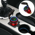 Motorcycle European-style Small-caliber Aluminum Alloy QC 3.0 + PD Fast Charge USB Charger, Shell Color:Red(Blue Light) - Battery Charger by PMC TechLife | Online Shopping South Africa | PMC TechLife | Buy Now Pay Later Mobicred