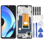 For Realme V30 OEM LCD Screen Digitizer Full Assembly with Frame
