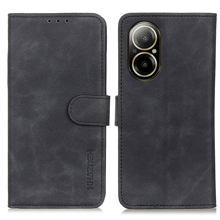 For Realme C67 4G KHAZNEH Retro Texture Leather Phone Case(Black) - free shipping - PMC TechLife - Order now!