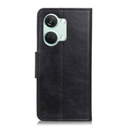 For OnePlus Nord 3 / Ace 2V Mirren Crazy Horse Texture Horizontal Flip Leather Phone Case(Black)