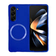 For Samsung Galaxy Z Fold5 Skin Feel Magsafe Magnetic Shockproof PC Phone Case(Dark Blue) - Galaxy Z Fold5 Cases by PMC TechLife | Online Shopping South Africa | PMC TechLife
