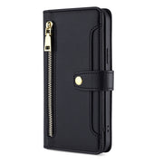 For Tecno Camon 20 Pro 5G Sheep Texture Cross-body Zipper Wallet Leather Phone Case(Black)