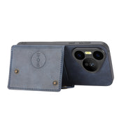 For Huawei Pura 70 Double Buckle Card Slots Magnetic Phone Case(Blue)