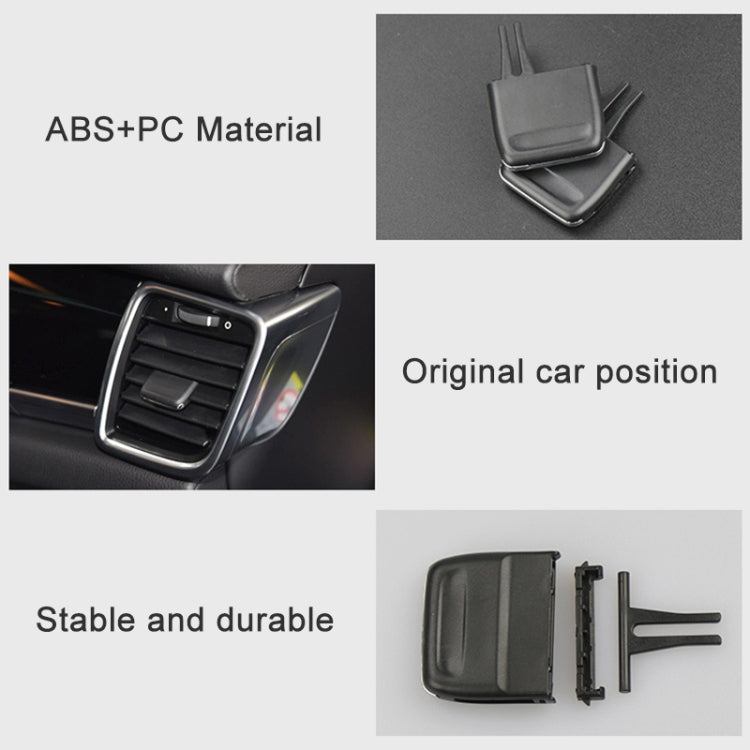 For Porsche Panamera Left Driving Car Air Conditioning Air Outlet Paddle, Type:Right Side