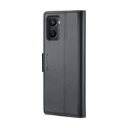 For Realme 9i 4G CaseMe 023 Butterfly Buckle Litchi Texture RFID Anti-theft Leather Phone Case(Black)