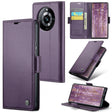 For Realme 11 Pro/11 Pro+ CaseMe 023 Butterfly Buckle Litchi Texture RFID Anti-theft Leather Phone Case(Pearly Purple) - Realme Cases by CaseMe | Online Shopping South Africa | PMC Jewellery | Buy Now Pay Later Mobicred