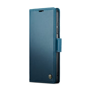 For Motorola Moto G Stylus 5G 2023 CaseMe 023 Butterfly Buckle Litchi Texture RFID Anti-theft Leather Phone Case(Blue)