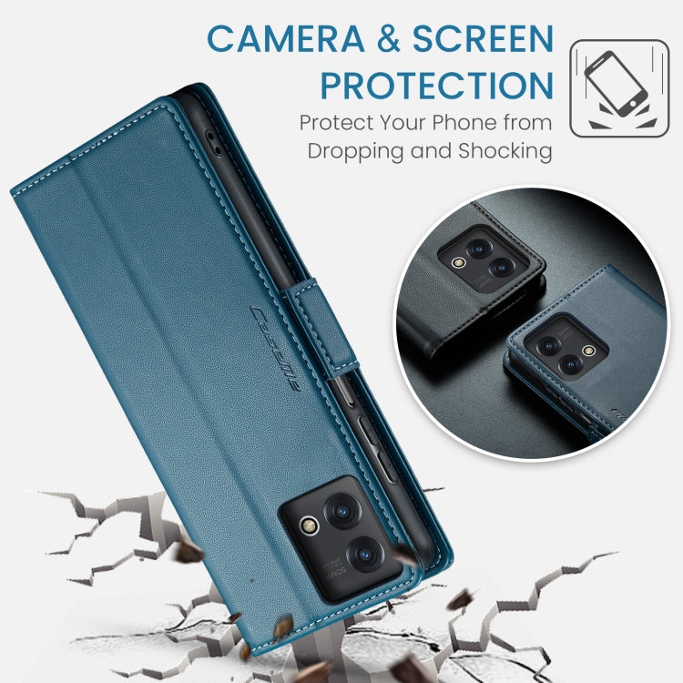 For Motorola Moto G Stylus 5G 2023 CaseMe 023 Butterfly Buckle Litchi Texture RFID Anti-theft Leather Phone Case(Blue)
