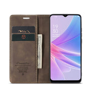 For OPPO A58 5G / A58X 5G CaseMe 013 Multifunctional Horizontal Flip Leather Phone Case(Coffee)