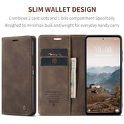 For Xiaomi Redmi 12 4G / 12 5G／Note 12R CaseMe 013 Multifunctional Horizontal Flip Leather Phone Case(Coffee)