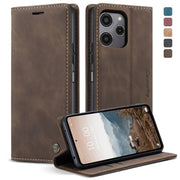 For Xiaomi Redmi 12 4G / 12 5G／Note 12R CaseMe 013 Multifunctional Horizontal Flip Leather Phone Case(Coffee)