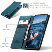 For Xiaomi 14 Pro CaseMe 013 Multifunctional Horizontal Flip Leather Phone Case(Blue)